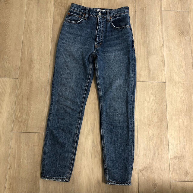 moussy(マウジー)のmoussy  HW TAPERED レディースのパンツ(デニム/ジーンズ)の商品写真