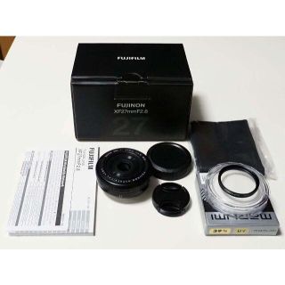 富士フイルム - 値下【美品】XF27mm F2.8 保護フィルター付の通販 by