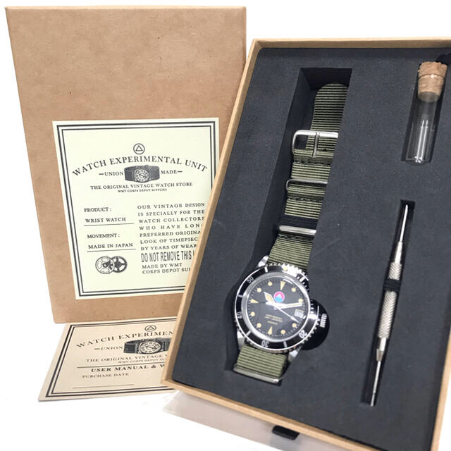 新品！WMT ROYAL MARINE FUJIダイヤル　時計 メンズの時計(腕時計(アナログ))の商品写真
