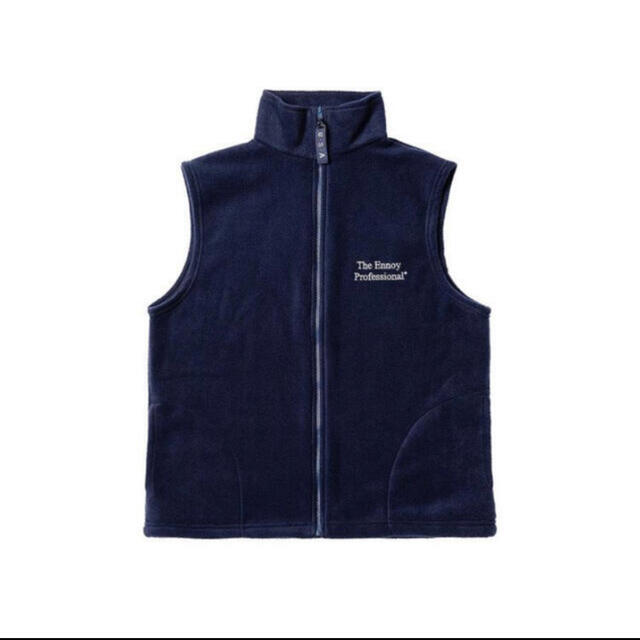 ennoy fleece vest large navyメンズ