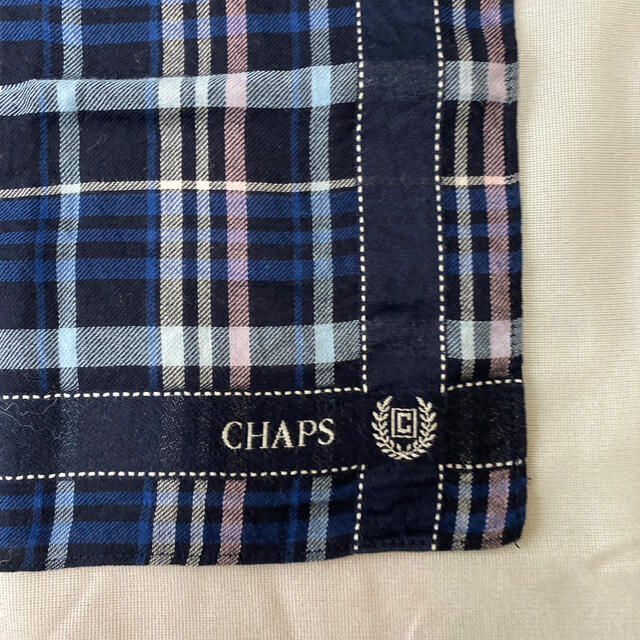 CHAPS(チャップス)のチャップス　ハンカチ　ネイビーチェック レディースのファッション小物(ハンカチ)の商品写真