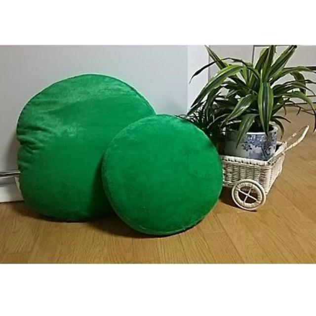 CRAFTHOLIC【クラフトホリック】ラウンドクッションL■グリーン インテリア/住まい/日用品のインテリア小物(クッション)の商品写真