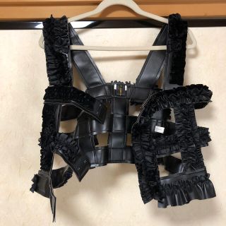 ❝お値下げ❞ コムデギャルソン 異素材 フリル装飾ハーネス-
