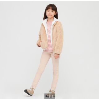 ユニクロ(UNIQLO)のぴぴ♡様専用【新品・未使用】ユニクロ＊パンツ＊ズボン＊ベージュ＊ホワイト＊130(パンツ/スパッツ)