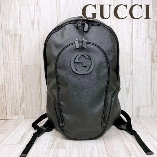 グッチ(Gucci)のグッチ リュック バックパック インターロッキングG 223705 ブラック(リュック/バックパック)