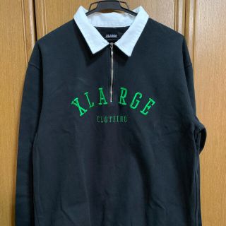 エクストララージ(XLARGE)のハーフジップラグビーシャツ(シャツ)