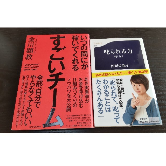 角川書店(カドカワショテン)のいつの間にか稼いでくれるすごいチーム&叱られる力 エンタメ/ホビーの本(ビジネス/経済)の商品写真