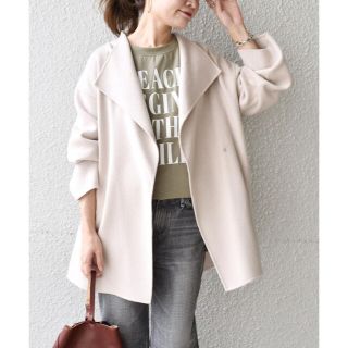 シップスフォーウィメン(SHIPS for women)のSHIPS for women リバーショートコート◇ 新品未使用　完売カラー(ガウンコート)