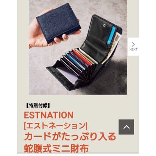 エストネーション(ESTNATION)のモノマックス付録エストネーション財布(折り財布)