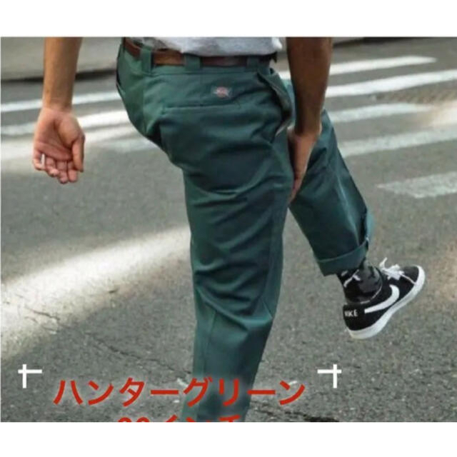 Dickies(ディッキーズ)の【新品未使用】34×32 ハンターグリーン ディッキーズ 874 ワークパンツ メンズのパンツ(チノパン)の商品写真