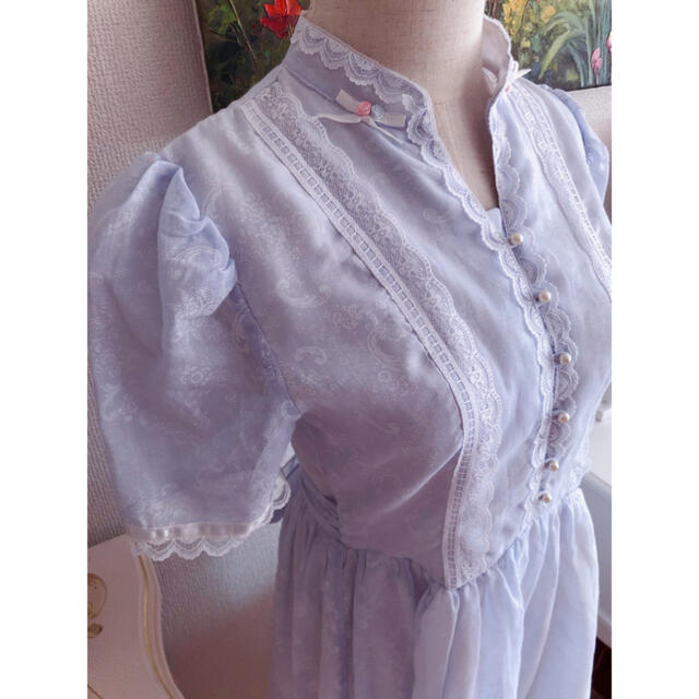 GUNNE SAX(ガニーサックス)のGUNNESAX  ガニーサックス　ヴィンテージ　古着　アンティーク　ワンピース レディースのワンピース(ひざ丈ワンピース)の商品写真