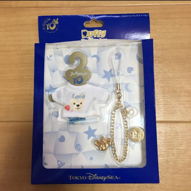 Disney(ディズニー)のTDS 10周年 ストラップチャーム エンタメ/ホビーのおもちゃ/ぬいぐるみ(キャラクターグッズ)の商品写真