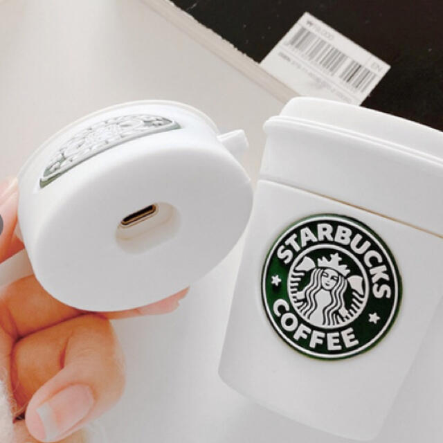 Starbucks Coffee(スターバックスコーヒー)の再出品ラスト☆新品未開封☆スタバ柄　AirPods Pro ケース☆ スマホ/家電/カメラのスマホアクセサリー(iPhoneケース)の商品写真