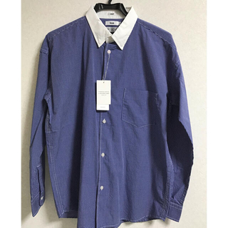 【新品】koe ブルーチェックシャツ(シャツ)