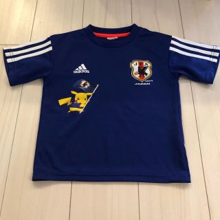 アディダス(adidas)のアディダス　サッカー日本代表　ユニフォーム　ピカチュウ　キッズ　サムライブルー(Tシャツ/カットソー)