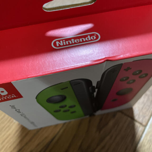 Nintendo Switch(ニンテンドースイッチ)の任天堂スイッチ joy-con  ネオングリーン ネオンピンク エンタメ/ホビーのゲームソフト/ゲーム機本体(その他)の商品写真