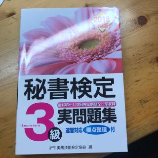 秘書検定３級実問題集 ２０１８年度版(資格/検定)