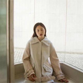 スナイデル(SNIDEL) ライダースジャケット(レディース)(ブラウン/茶色