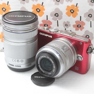 オリンパス 一眼レフ ミラーレス レッド 赤色系 の通販 56点 Olympusのスマホ 家電 カメラを買うならラクマ