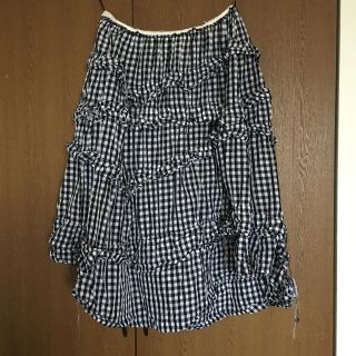 コムデギャルソン(COMME des GARCONS)のギャルソン✨チェック スカート(ひざ丈スカート)