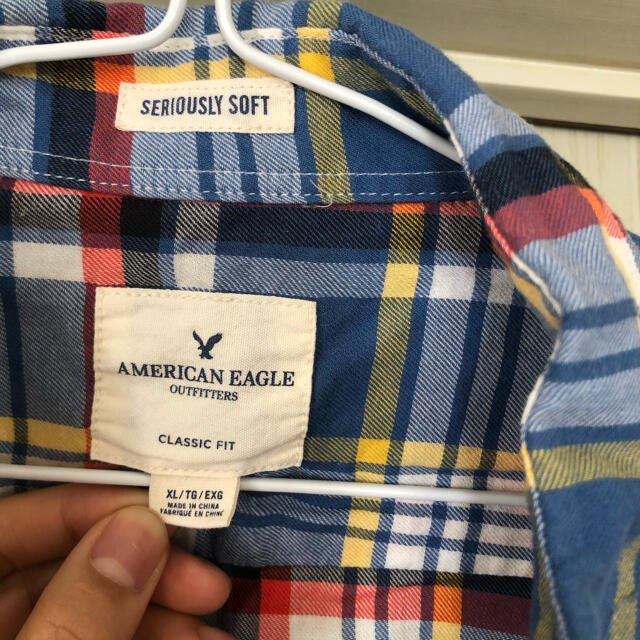 American Eagle(アメリカンイーグル)のアメリカンイーグル　チェックシャツ メンズのトップス(シャツ)の商品写真
