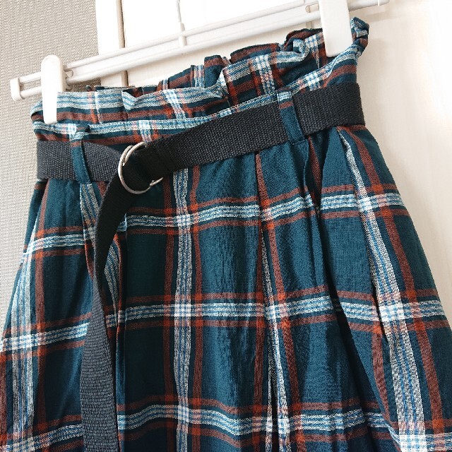 ロングスカート チェック レディースのスカート(ロングスカート)の商品写真