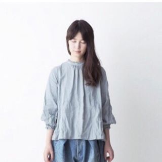 ネストローブ(nest Robe)のネストローブ   リネン スタンドフリルブラウス(シャツ/ブラウス(長袖/七分))