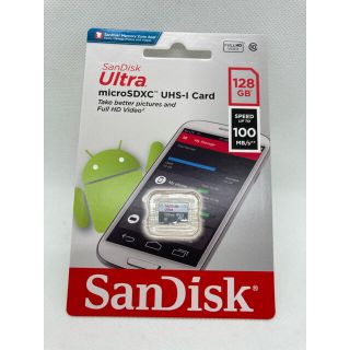 サンディスク(SanDisk)のサンディスク マイクロSDカード 128GB 未使用(PC周辺機器)