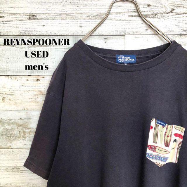 Reyn Spooner(レインスプーナー)のREYNSPOONER メンズ　半袖Tシャツ　胸ポケット　サーフィン　XL メンズのトップス(Tシャツ/カットソー(半袖/袖なし))の商品写真