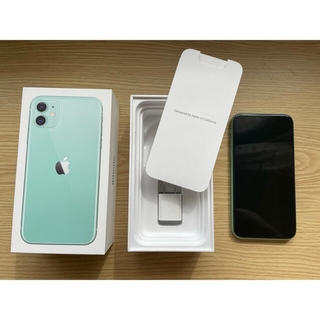 アイフォーン(iPhone)の【白い恋人さん専用】iPhone 11 グリーン 128 GB SIMフリー(スマートフォン本体)