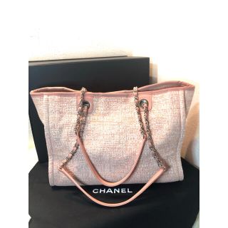 CHANEL - 【専用です(*^▽^*)☆】シャネル ドーヴィル ツィード トート