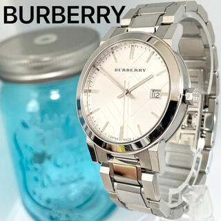 バーバリー(BURBERRY)の232 BURBERRY時計　メンズ腕時計　新品電池　ホワイト文字盤(腕時計(アナログ))