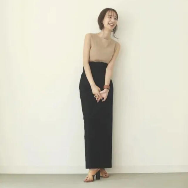 louren highwaist pencil skirt black