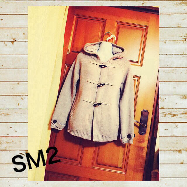 SM2(サマンサモスモス)のSM2❤︎ダッフルニットカーディガン レディースのジャケット/アウター(ダッフルコート)の商品写真