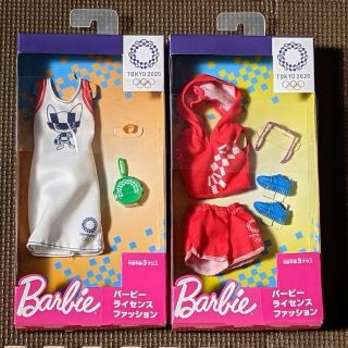 バービー(Barbie)のバービー　ライセンス　ファッション　東京2020オリンピック　2セット(キャラクターグッズ)