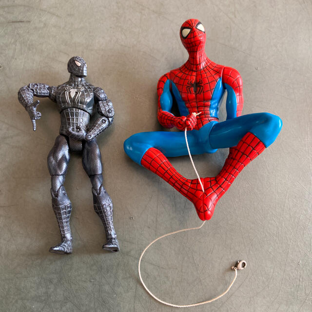 USJ】吊り下げ式スパイダーマン&ブラックスパイダーマン フィギュア