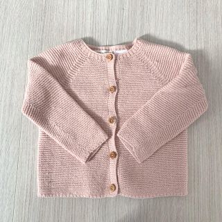 ザラキッズ(ZARA KIDS)のZARA kids  ニットカーディガン　9-12M 80サイズ(カーディガン/ボレロ)