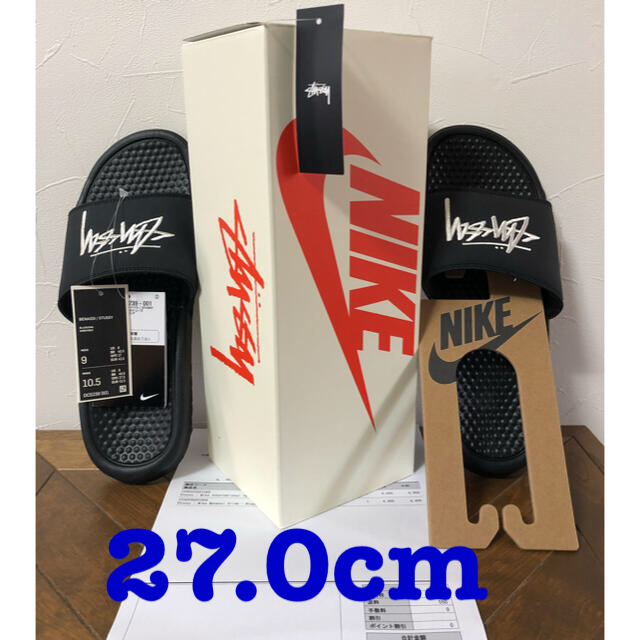 STUSSY / NIKE BENASSI SLIDE靴/シューズ