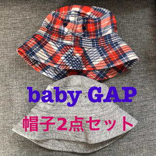 ベビーギャップ(babyGAP)のbaby Gap 帽子2点セット 44㎝(帽子)