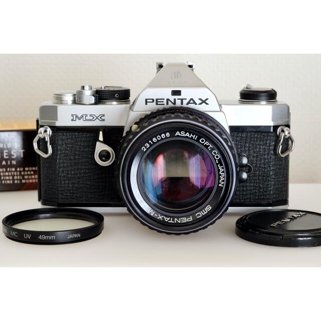 RT-182メーカーPentax MX + SMC Pentax-M 1:1.4/50　美品・試写済