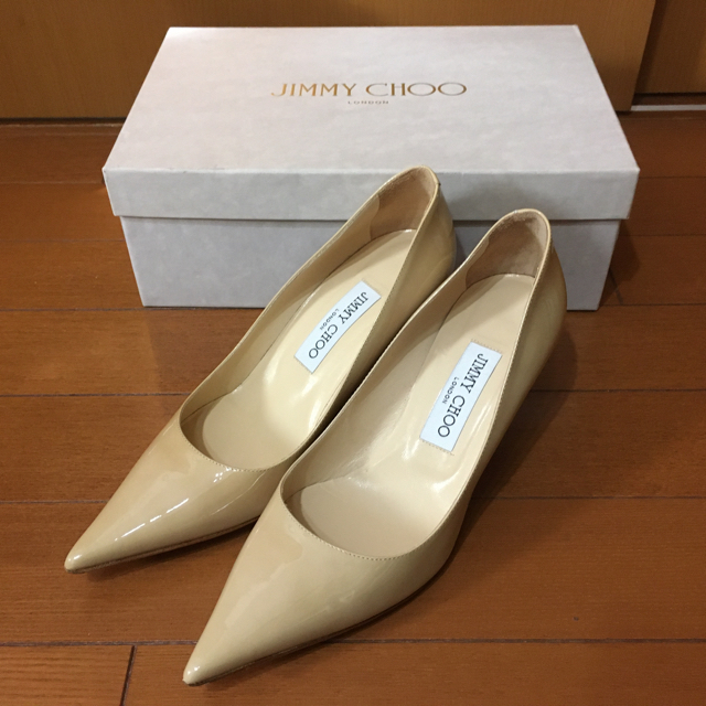 【美品】Jimmy Choo  ジミーチュウパンプス　37レディース