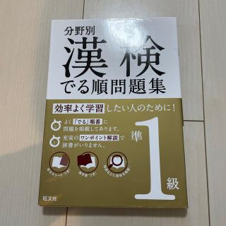 漢検でる順問題集 分野別 準１級(資格/検定)