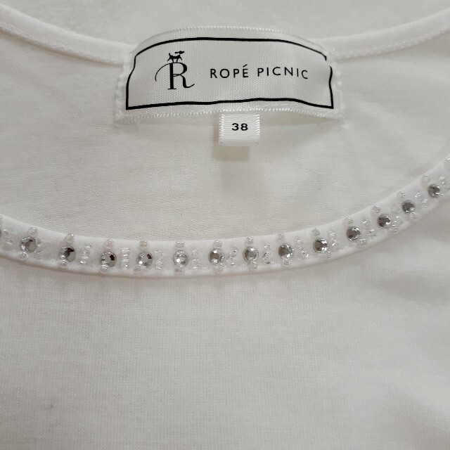 Rope' Picnic(ロペピクニック)のビジュー　タンクトップ　ロペピクニック　M レディースのトップス(タンクトップ)の商品写真