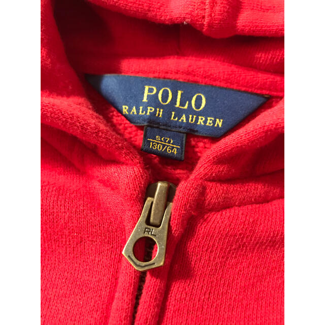 POLO RALPH LAUREN(ポロラルフローレン)のラルフローレン　パーカー　美品　130㎝ キッズ/ベビー/マタニティのキッズ服女の子用(90cm~)(ジャケット/上着)の商品写真