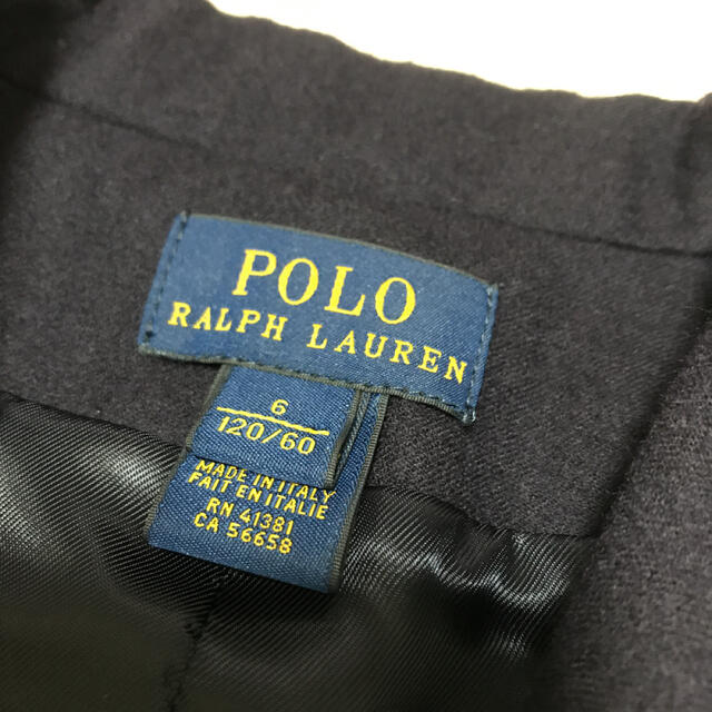 POLO RALPH LAUREN(ポロラルフローレン)のmao様ラルフローレン  テーラードジャケット　濃紺　美品！おまけ付き！ キッズ/ベビー/マタニティのキッズ服男の子用(90cm~)(ジャケット/上着)の商品写真