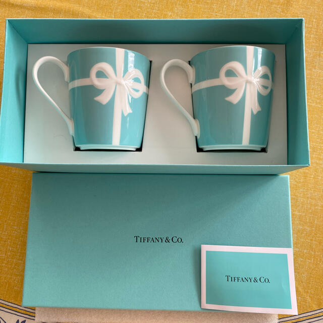 TIFFANY ティファニー ペアマグカップ ティファニーブルー 未使用