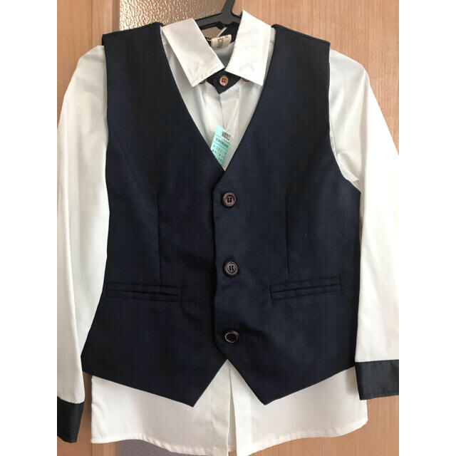 フォーマルセット120   美品 入学式 卒園式 キッズ/ベビー/マタニティのキッズ服男の子用(90cm~)(ドレス/フォーマル)の商品写真