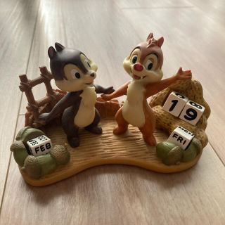 チップ&デール - チップ&デール 万年カレンダー 置物 Disneyの通販 by