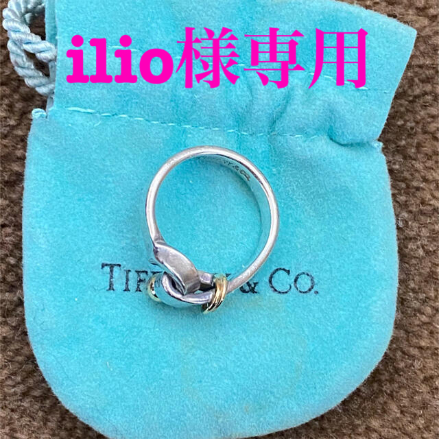 Tiffany & Co.(ティファニー)のTiffany & Co ティファニー シルバー x ゴールド コンビリング レディースのアクセサリー(リング(指輪))の商品写真