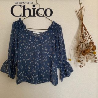 フーズフーチコ(who's who Chico)のシフォンブラウス(シャツ/ブラウス(長袖/七分))